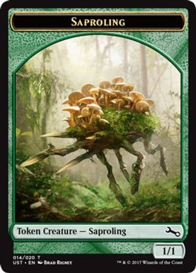 Saproling Token Unstable Magic card