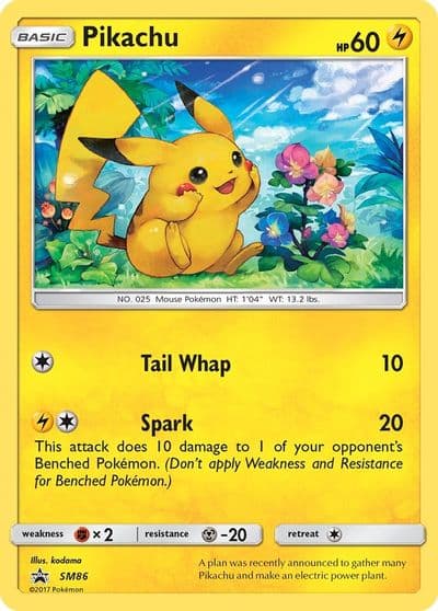 Pikachu - SM86 SM Promos Pokemon card