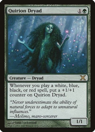 Quirion Dryad 10th Edition Magic card
