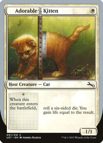 Adorable Kitten Unstable Magic card