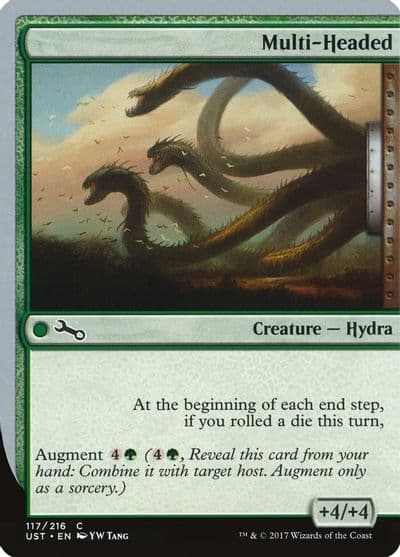 Multi Headed Unstable Magic card