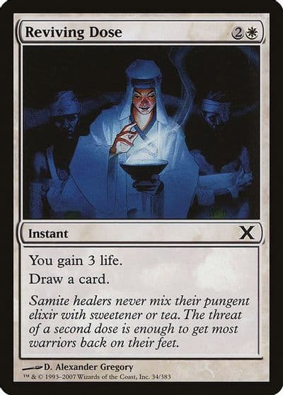 Reviving Dose 10th Edition Magic card