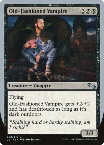 Old Fashioned Vampire Unstable Magic card