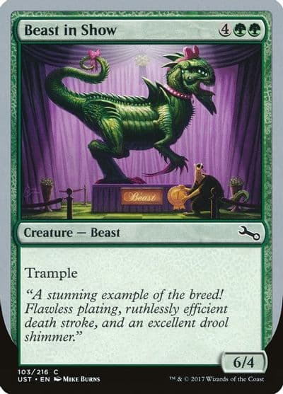 Beast in Show A Unstable Magic card