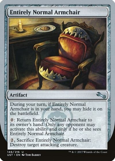 Entirely Normal Armchair Unstable Magic card