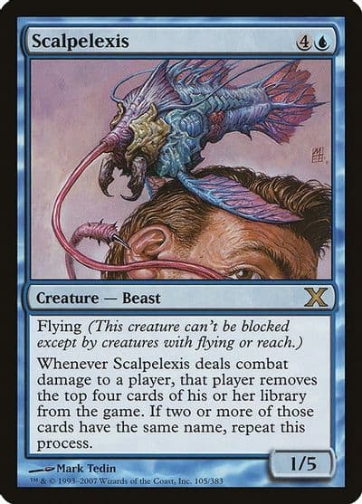Scalpelexis 10th Edition Magic card