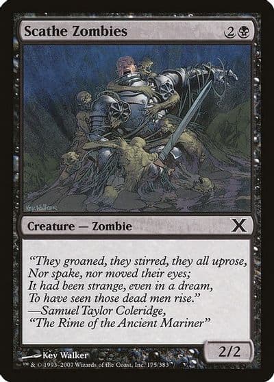 Scathe Zombies 10th Edition Magic card