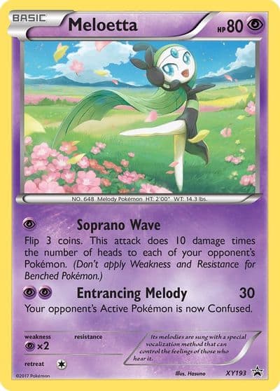 Meloetta - XY193 XY Promos Pokemon card