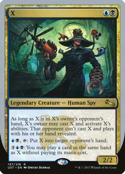 X Unstable Magic card