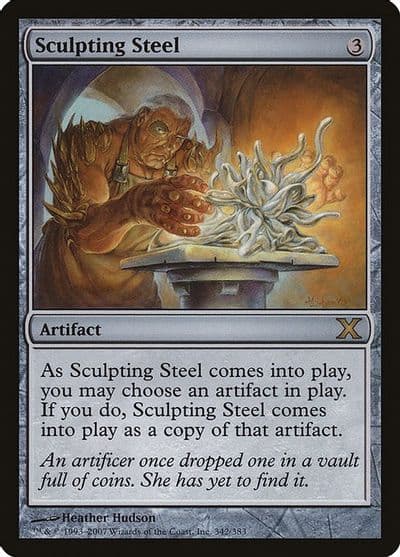 Sculpting Steel 10th Edition Magic card