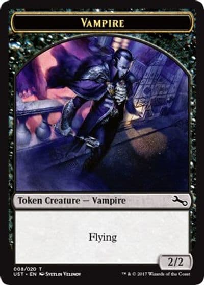 Vampire Token Unstable Magic card