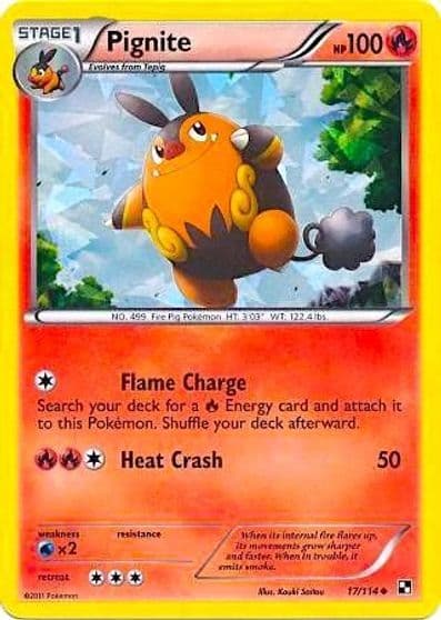 Pignite (Cracked Ice Holo) Miscellaneous Cards & Products Pokemon card