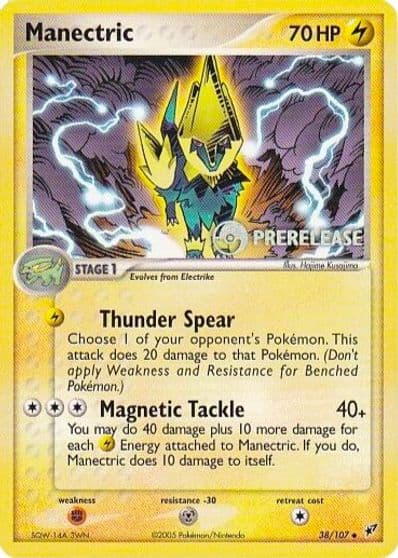 Manectric (Prerelease) Nintendo Promos Pokemon card