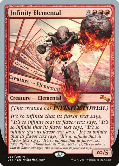 Infinity Elemental Unstable Magic card