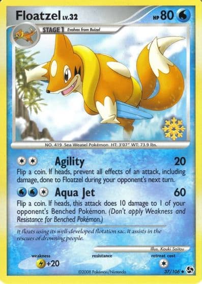 Floatzel Countdown Calendar Promos Pokemon card