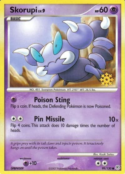 Skorupi Countdown Calendar Promos Pokemon card