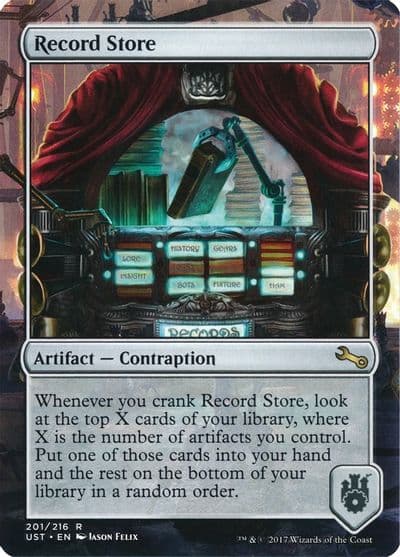 Record Store Unstable Magic card