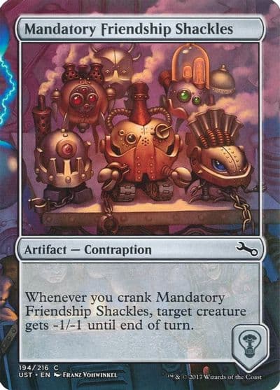 Mandatory Friendship Shackles Unstable Magic card