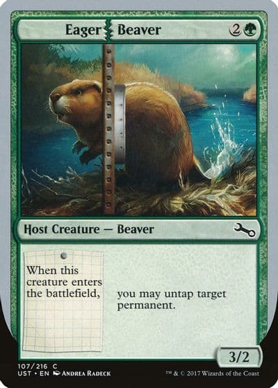 Eager Beaver Unstable Magic card