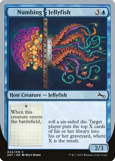 Numbing Jellyfish Unstable Magic card