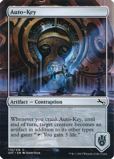Auto Key Unstable Magic card