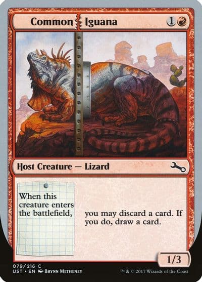 Common Iguana Unstable Magic card