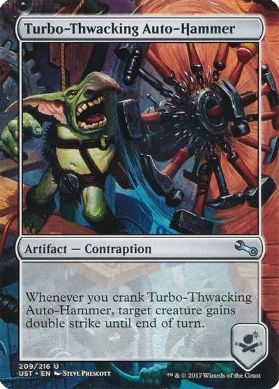 Turbo Thwacking Auto Hammer Unstable Magic card