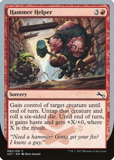 Hammer Helper Unstable Magic card