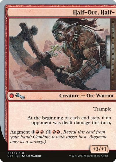 Half Orc Half Unstable Magic card