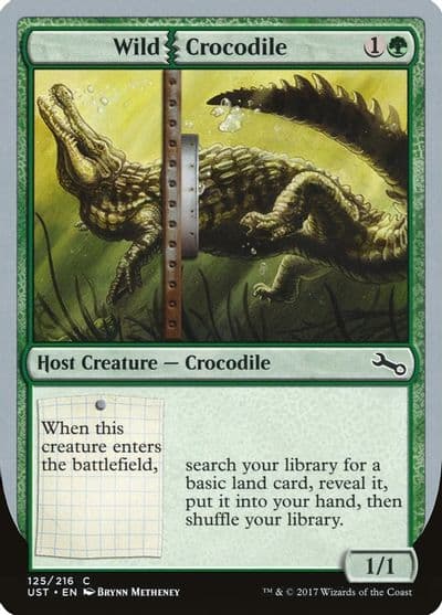 Wild Crocodile Unstable Magic card