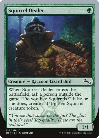 Squirrel Dealer Unstable Magic card
