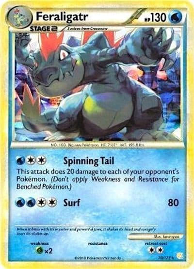 Feraligatr (Cracked Ice Holo) Deck Exclusives Pokemon card
