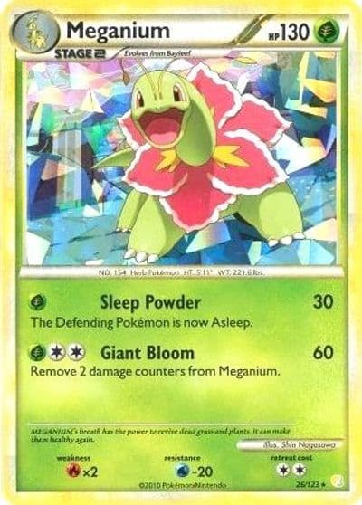 Meganium (Cracked Ice Holo) Deck Exclusives Pokemon card