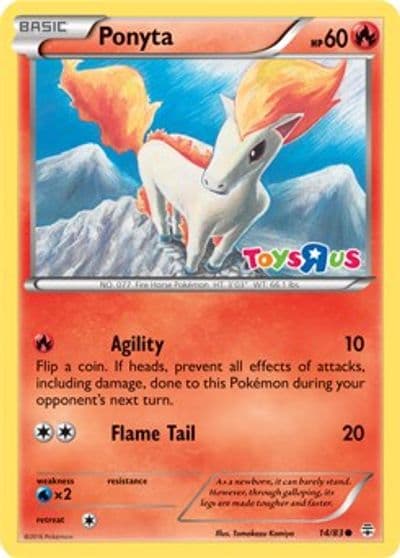 Ponyta (Toys R Us Promo) Miscellaneous Cards & Products Pokemon card