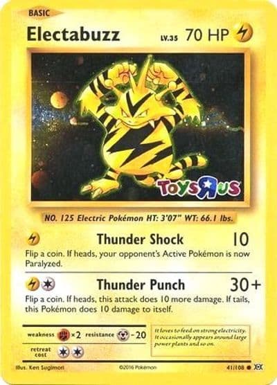 Electabuzz (Toys R Us Promo) Miscellaneous Cards & Products Pokemon card