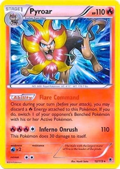 Pyroar (Cosmos Holo) Blister Exclusives Pokemon card