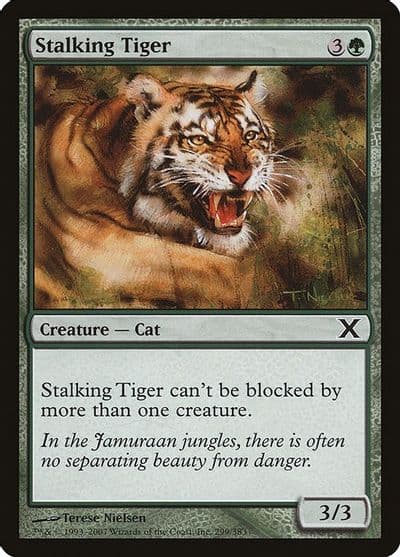 Stalking Tiger 10th Edition Magic card