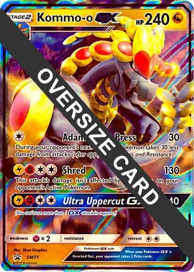 Kommo-o GX - SM71 (SM Black Star Promo) Jumbo Cards Pokemon card