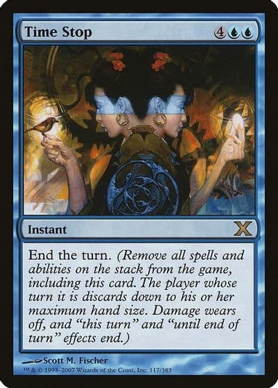 Time Stop 10th Edition Magic card