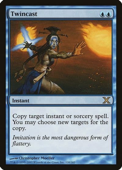 Twincast 10th Edition Magic card
