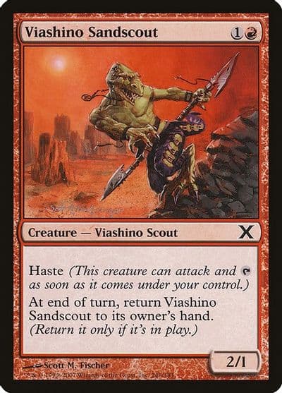 Viashino Sandscout 10th Edition Magic card