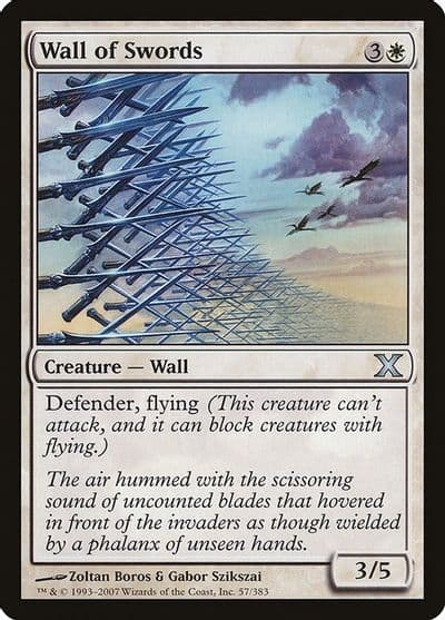 Wall of Swords 10th Edition Magic card
