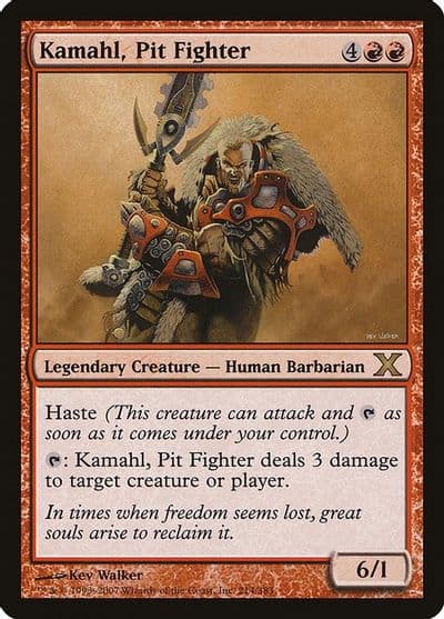 Kamahl Pit Fighter 10th Edition Magic card