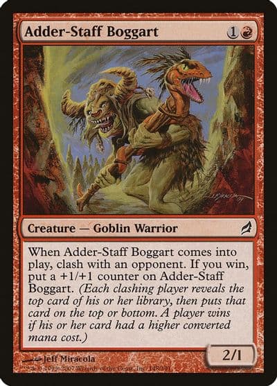 Adder Staff Boggart Lorwyn Magic card