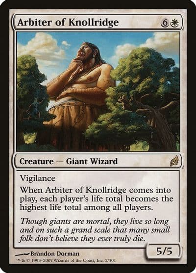 Arbiter of Knollridge Lorwyn Magic card