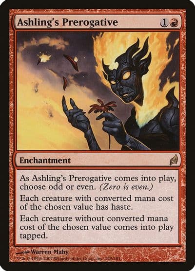 Ashlings Prerogative Lorwyn Magic card
