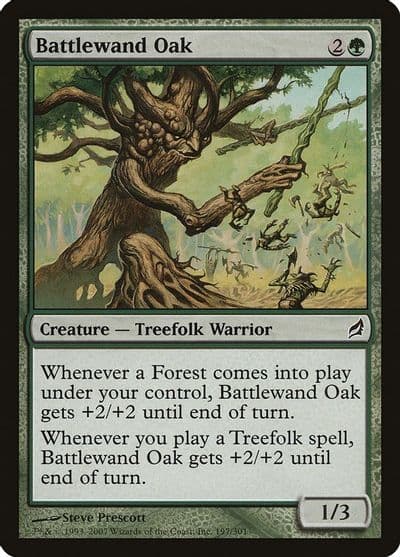 Battlewand Oak Lorwyn Magic card