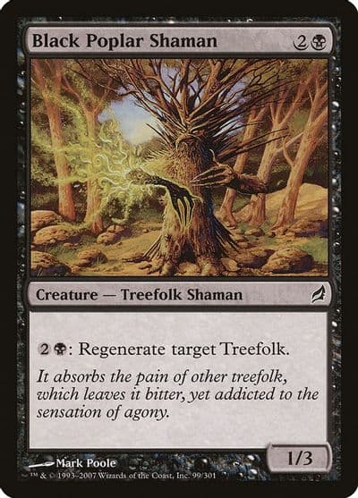 Black Poplar Shaman Lorwyn Magic card