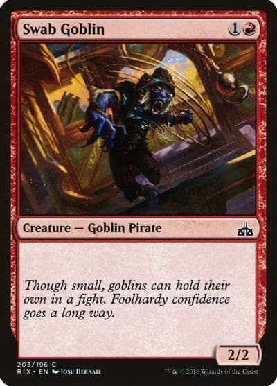 Swab Goblin Rivals of Ixalan Magic card