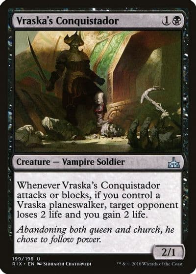 Vraskas Conquistador Rivals of Ixalan Magic card